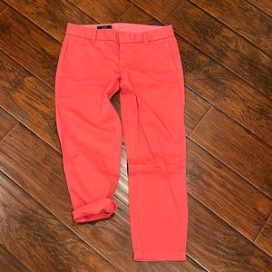 J. Crew Neon Chino Pants, Size 4
